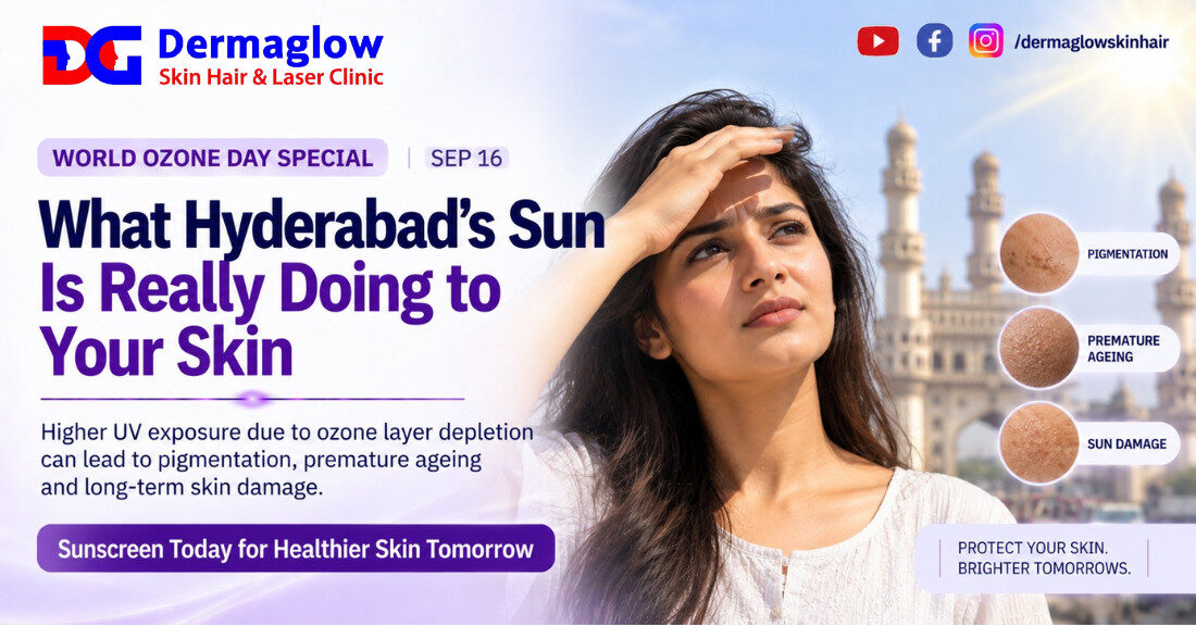 Read more about the article World Ozone Day Special: What Hyderabad’s Sun Is Really Doing to Your Skin