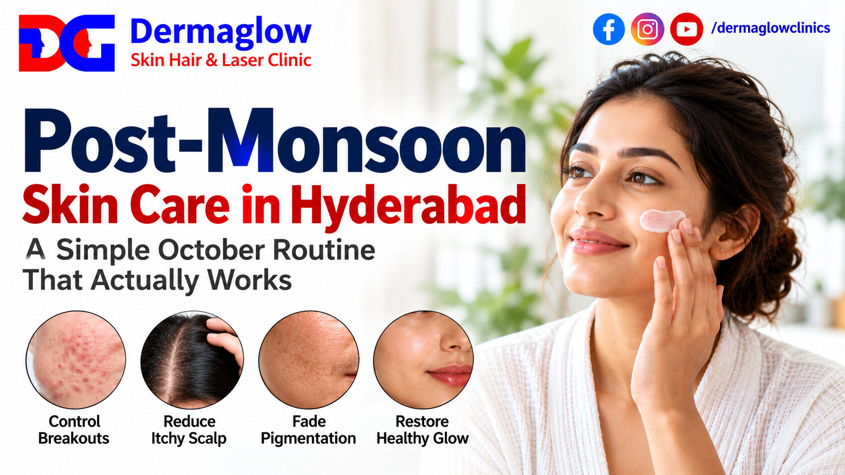 You are currently viewing Post-Monsoon Skin Care in Hyderabad: A Simple October Routine That Actually Works