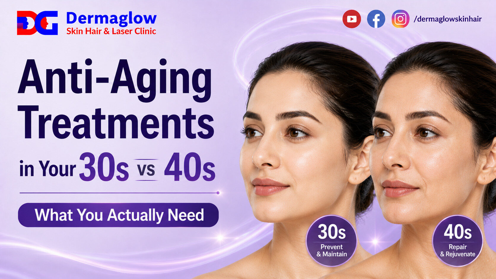 Read more about the article Anti-Aging Treatments in Your 30s vs 40s – What You Actually Need